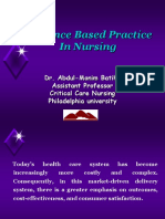 Evidence Based Practice in Nursing