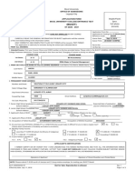 BUCET - Application Form