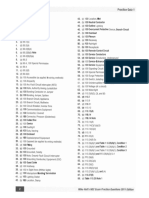 NEC Practice Exam Answers