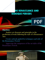 Arts of The Renaissance and Baroque Periods