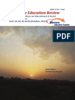 Milestone Education Review, Year 10, No. 01 & 02 (October, 2019)