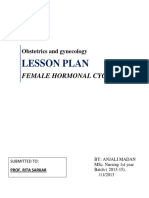 Hormonal Cycle Lesson Plan