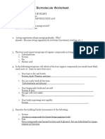 Biomolecule Worksheet 1 - Fadhlan Musary