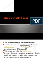 Zhou Dynasty (1046 - 256 BC)