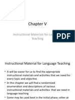 Chapter 5 Instructional Materials For Language Teaching