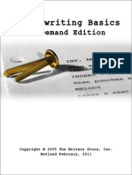 Screenwriters University - Screenwriting Basics Course PDF