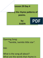 Rhyme Pattern