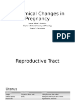 Anatomical Changes in Pregnancy