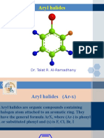 Aryl Halides: Dr. Talat R. Al-Ramadhany