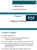 Weyg - Man - 8e - Ch09 (Budgetary Planning) AD