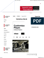 Toyota 2TR-FE (2.7 L, DOHC) Engine - Review and Specs, Service Data
