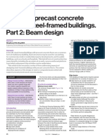 Design of Precast Concrete Oors in Steel-Framed Buildings. Part 2: Beam Design