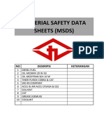 MSDS List