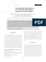 Spontaneous Mediastinal Hemorrhage in A Patient With End Stage Renal Disease: An Unusual Case of Uremic Bleeding