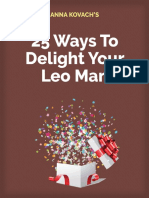 Leo Man Secrets 25 Ways To Delight Your Leo Man