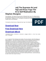 (5OBH9.ebook) The Supreme Art and Science of Raja and Kriya Yoga The Ultimate Path To Self Realisation by Stephen Sturgess