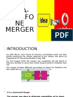 Idea Vodafone Merger BY Manju B BBA GEN SEM 6