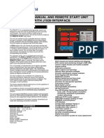 Dkg-517-J Manual and Remote Start Unit With J1939 Interface: Description