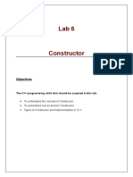 Objectives: The C++ Programming Skills That Should Be Acquired in This Lab