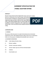 SRS Document For Online Election System