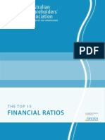 Top 15 Financial Ratios