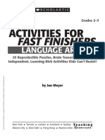 Fast Finishers 2-3 Klassy PDF
