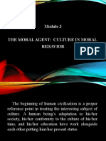 Module 3 Culture in Moral Bahavior