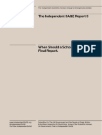 When Should A School Reopen? Final Report.