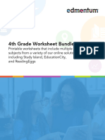 4th Grade Worksheet Bundle