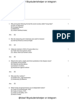 10 Social Science MCQ 1000