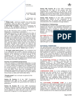 Political Law Areas 2019