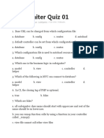 CodeIgniter Quiz 01