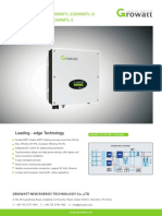 Growatt 2500MTL-S/3000MTL-S/3600MTL-S/ 4200 MTL-S/5500MTL-S: Leading - Edge Technology