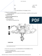 Crankshaft Mazda 2.3L