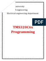 TMS320C6x Programming: Babylon University Collage of Engineering Electrical Engineering Department