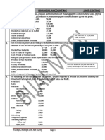 F.Y.B.B.A Sem 1 Financial Accounting Unit Costing