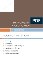 Diphthongs in Received Pronunciation 3