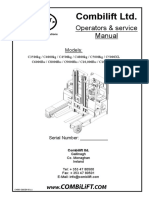 Combilift LTD.: Operators & Service Manual