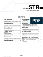 Starting System: Section