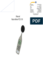 Manual Noise Meter PCE-318