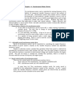 Chapter - 4: Synchronous Motor Drives