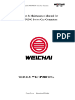 Operation & Maintenance Manual For WP4/WP6NG Series Gas Generators