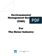 Environmental Management System (EMS) For The Motor Industry