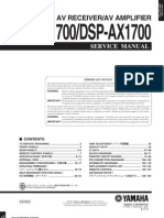 RX-V1700 Service Manual