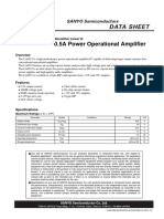 0.5A Power Operational Amplifier: Monolithic Linear IC