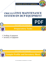 Preventive Maintenance System On DCP Equipment: Schools Division Office of Pampanga