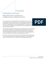 SD-WAN Based Dynamic Enterprise Services
