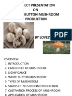 Project Presentation ON White Button Mushroom Production