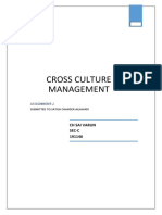 Cross Culture Management: Assignment-2