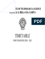 Timetable Sem 1 2020-21 PDF